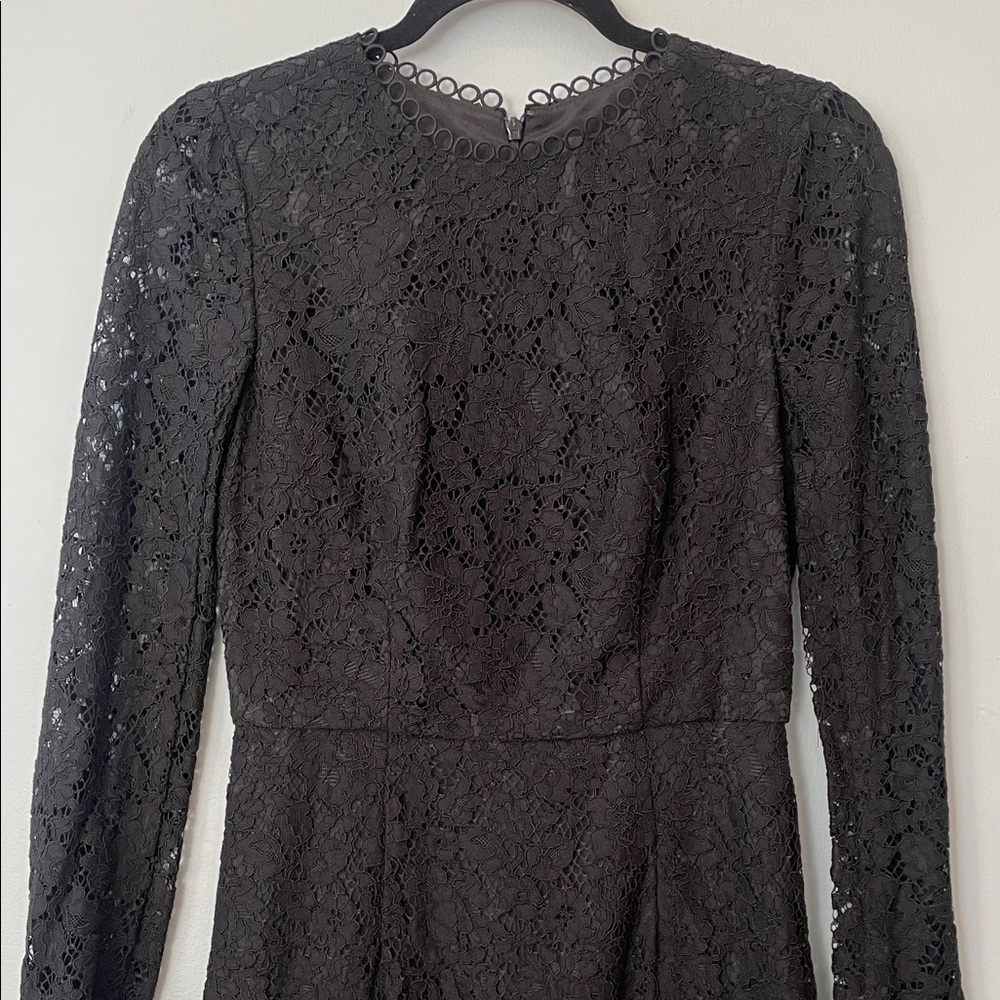 Elegant Black Lace Dress by j. Crew size 0 like new